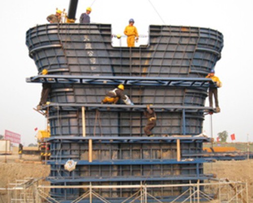 雙曲線墩柱模板